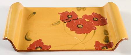 Fleur Rouge Handled Cheese Board