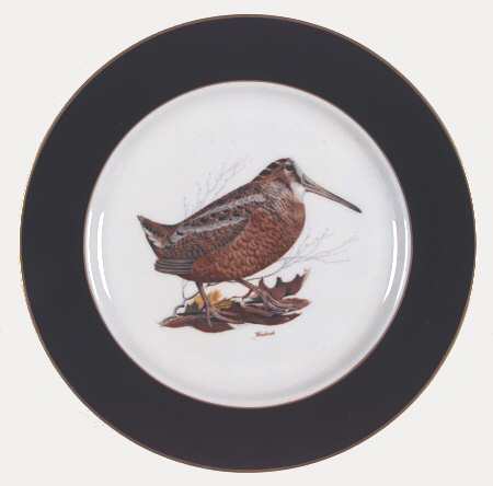 American Game Birds (Rim) Dinner Plate