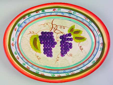Napa Valley 16" Oval Serving Platter