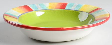 Stripes Rim Soup Bowl