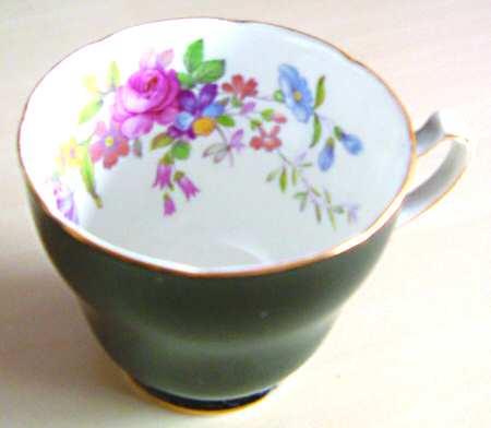 Floral Footed Cup