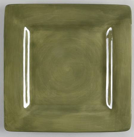 Ciao II Green Square Dinner Plate