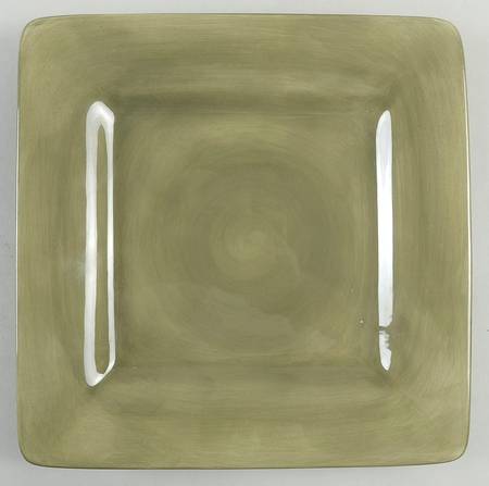 Ciao II Green Square Salad Plate