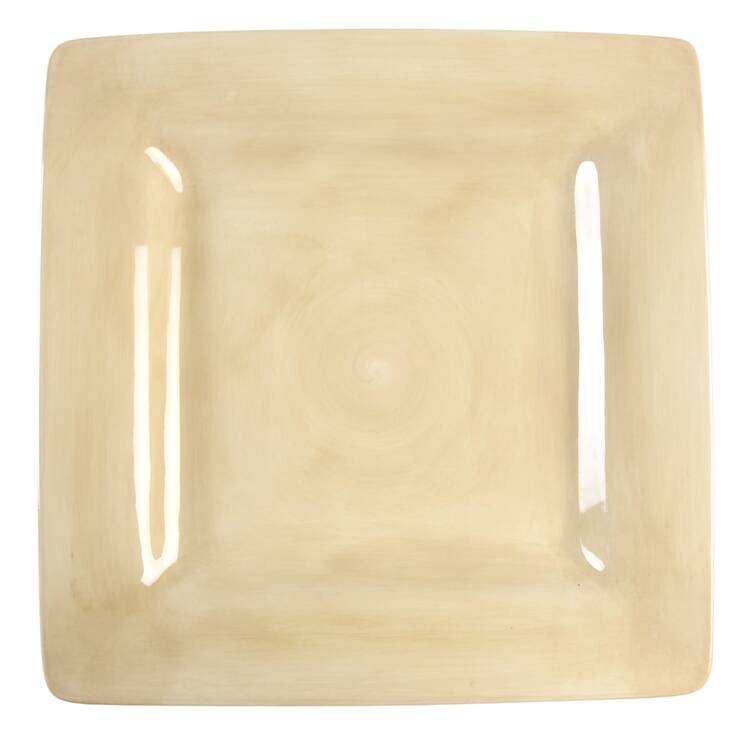 Ciao II Sand Square Dinner Plate