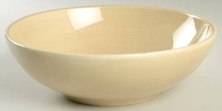 Ciao II Sand 9" Round Vegetable Bowl