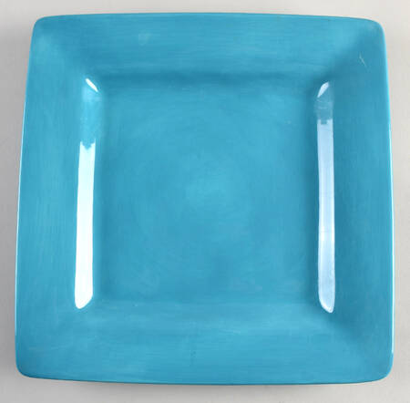Ciao II Turquoise Square Dinner Plate