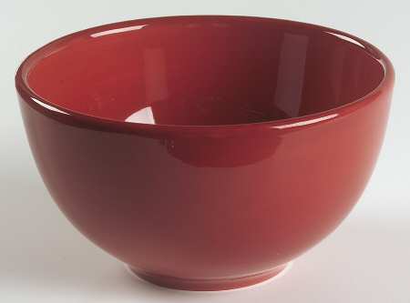 Ciao II Red Coupe Cereal Bowl