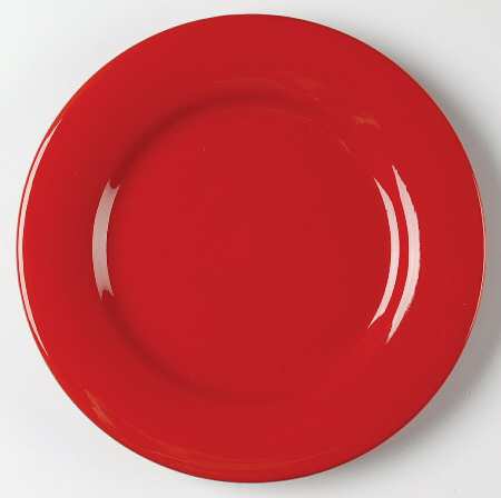 Ciao II Red Salad Plate