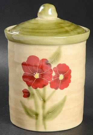 Fleur Rustique Small Canister & Lid