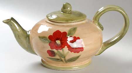 Fleur Rustique Teapot & Lid