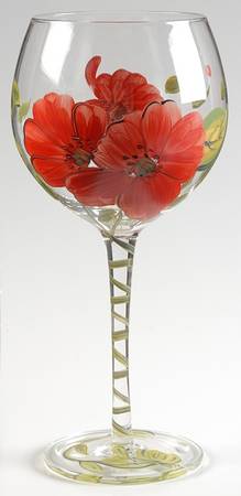 Fleur Rustique Glassware Goblet
