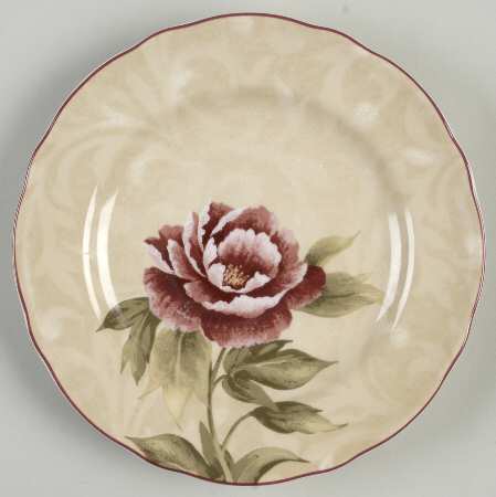 Chloe Cream Salad Plate