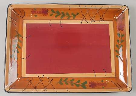 Romance 17" Rectangular Tray by Ambiance