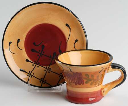 Romance Espresso Cup and Saucer Set