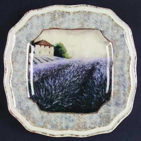 Lavender Field Salad Plate