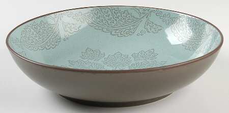 Chandi Blue 10" Round Vegetable Bowl