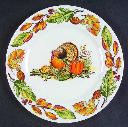 Pilgrims Harvest Salad Plate