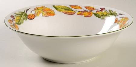 Pilgrims Harvest 9" Round Vegetable Bowl