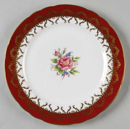 2146 Red (Scalloped) by John  Aynsley &amp; Sons