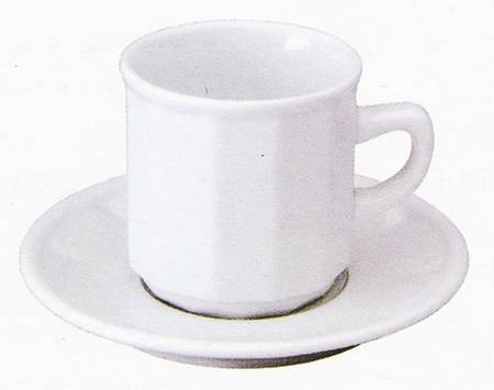 Flora Stacking Breakfast Cup & Saucer Set