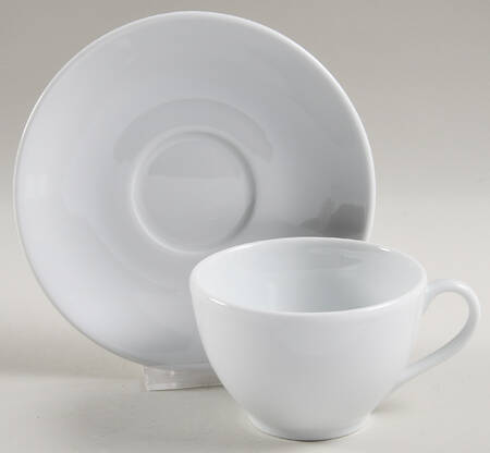 Flat Cup & Saucer Set