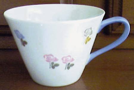 Gaiety Blue Flat Cup