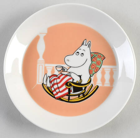 Moomin Valley Salad Plate by Arabia of Finland