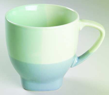 Color Blocks Blue Green Mug