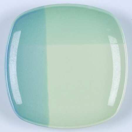 Color Blocks Blue Green Bread & Butter Plate