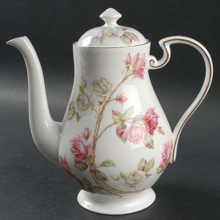 Elizabeth Rose (Smooth) Coffee Pot & Lid