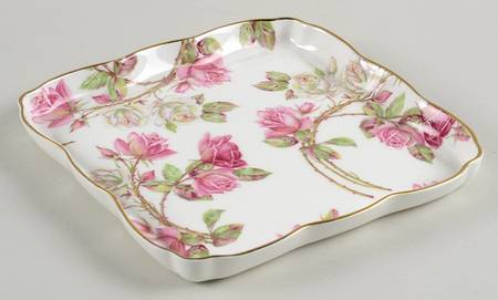 Elizabeth Rose (Smooth) 7" Square Tray