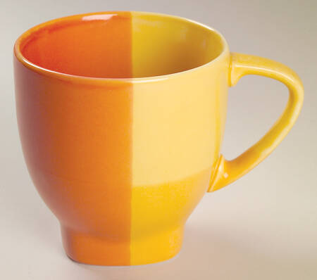 Color Blocks Red Yellow Mug by 222 Fifth (PTS)