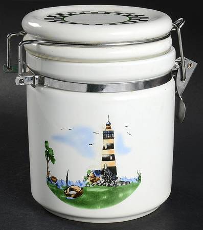 Lighthouse Medium Canister & Lid