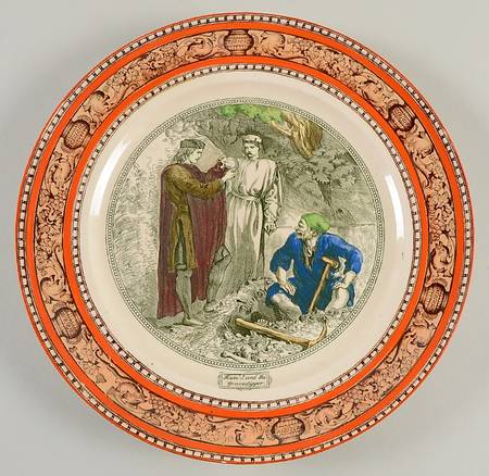 Shakspere (Orange Trim) by Adams China