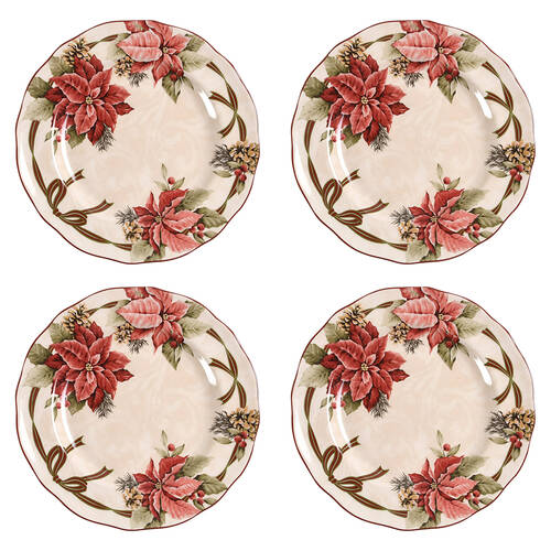 Yuletide Celebration Dinner Plate - Set of 4