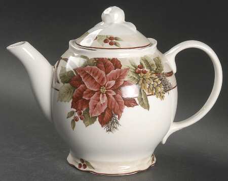 Yuletide Celebration Tea/Coffee Pot & Lid