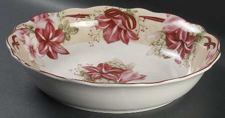 Yuletide Celebration 13" Pasta Serving Bowl