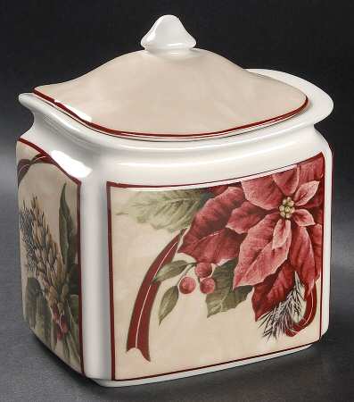 Yuletide Celebration Small Canister & Lid