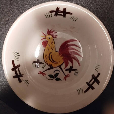 Fierce Cock Bread & Butter Plate