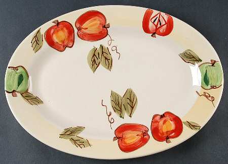 Orchard Harmony 14" Oval Serving Platter