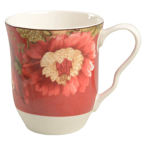 Summer Botanical Lutece Fleur Rouge Mug