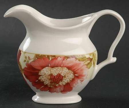 Summer Botanical Lutece Fleur Rouge Creamer