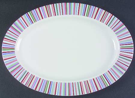 Kaleidoscope 14" Oval Serving Platter