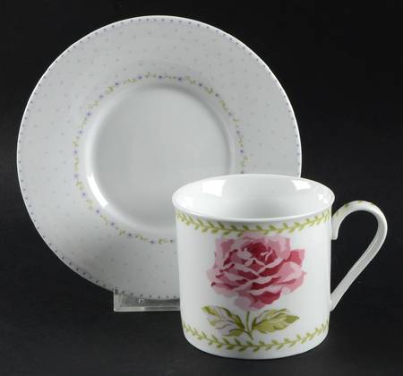 Lidia Flat Cup & Saucer Set