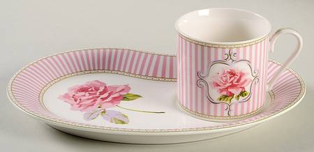 Celia Snack Plate & Cup Set