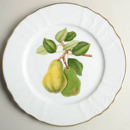 John Hooker Fruits Large Dinner Plate