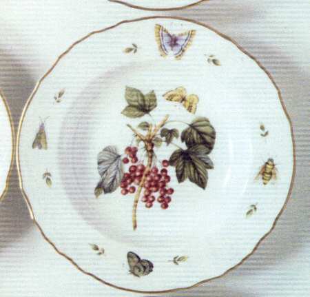 John Hooker Fruits Rim Soup Bowl