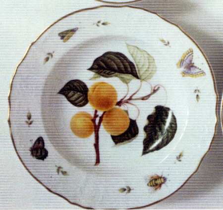 John Hooker Fruits Rim Soup Bowl