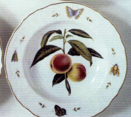 John Hooker Fruits Rim Soup Bowl