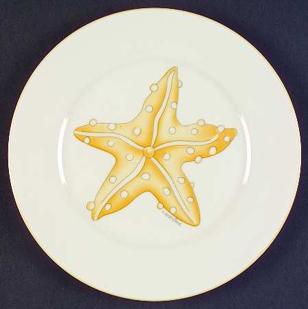 Seashell Salad Plate